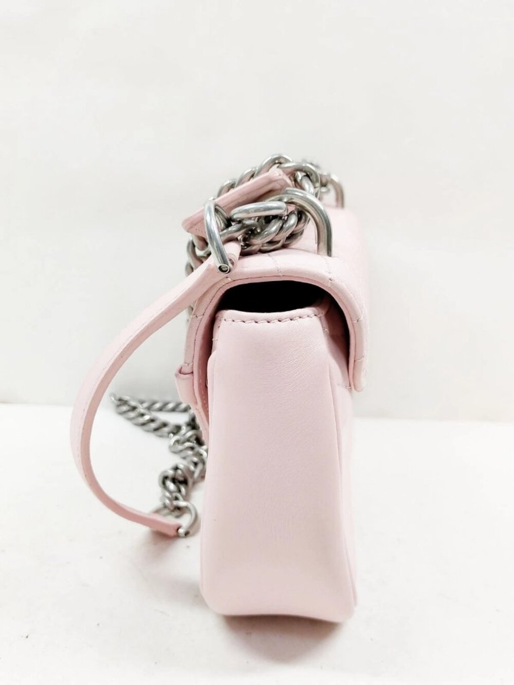 Authentic Louis Vuitton New Wave Pink Chain Bag LV Quilted Leather Shoulder Bag - Picture 4 of 14